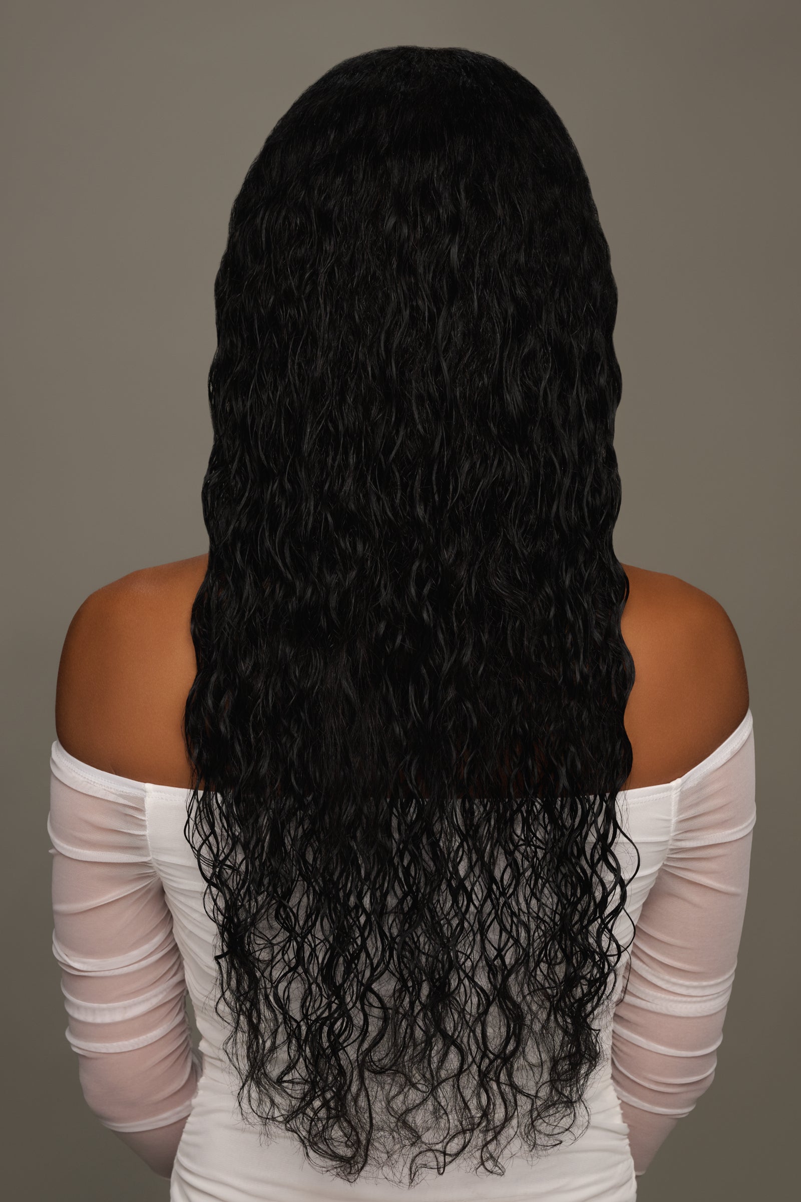 Draya Michele Wavy Curl Seamless Virgin Clip in Extensions